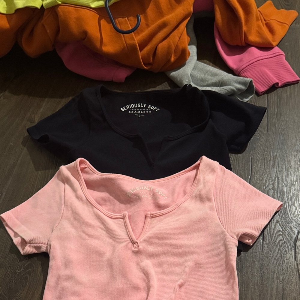 Aeropostale Seriously Soft Pink Top